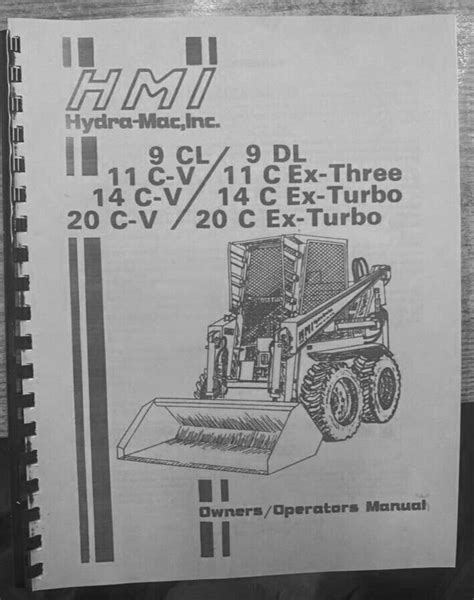 hydra mac skid steer manual